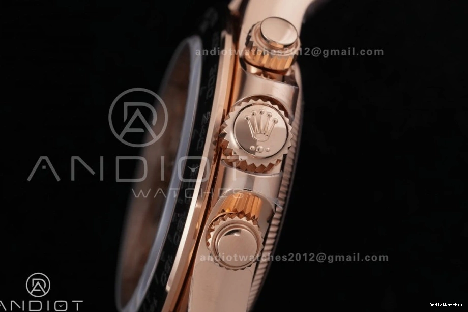 Best Edition Sub-dial VSF 1:1 DD Dial Gain Sophisticated Oyster RG Black Weight Bracelet On 786 Daytona 126505 1226